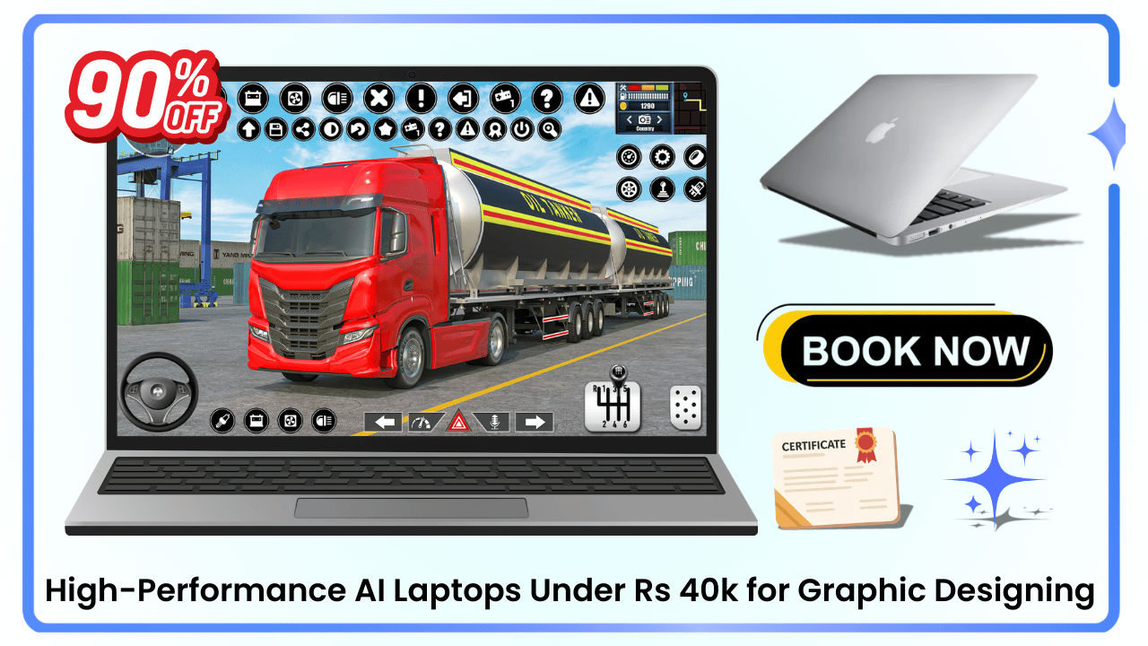 High-Performance AI Laptops Under Rs 40k for Graphic Designing in 2026