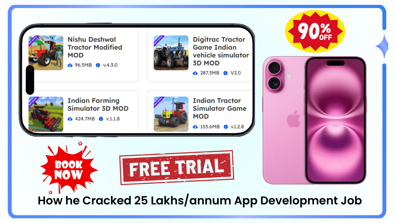 How he Cracked 25 Lakhs_annum App Development Job _ Roadmap + Case Study